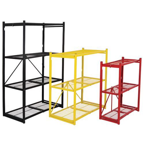 Rapid Folding Shelving Racking, Collapsible Wire Shelving