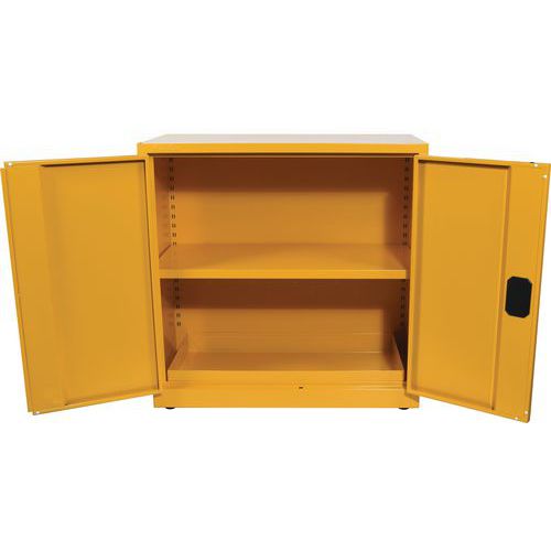 Open Doors Flammable Storage Cabinet COSHH - 900x915mm Open Doors Flammable Storage Cabinet COSHH - 900x915mm
