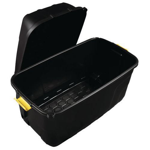 175 L Heavy Duty Trunk On Wheels 175 L Heavy Duty Trunk On Wheels, Wheeled Storage Trunk Plastic