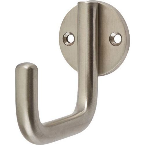 Single Wall Cloth Hook Single 50mm Coat Hook Stainless Steel Rapid