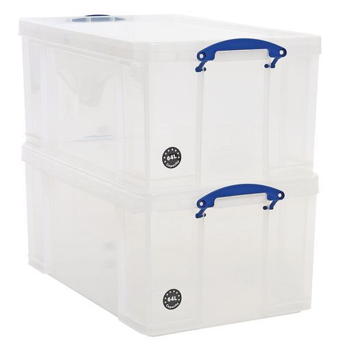 Strong plastic storage shop boxes
