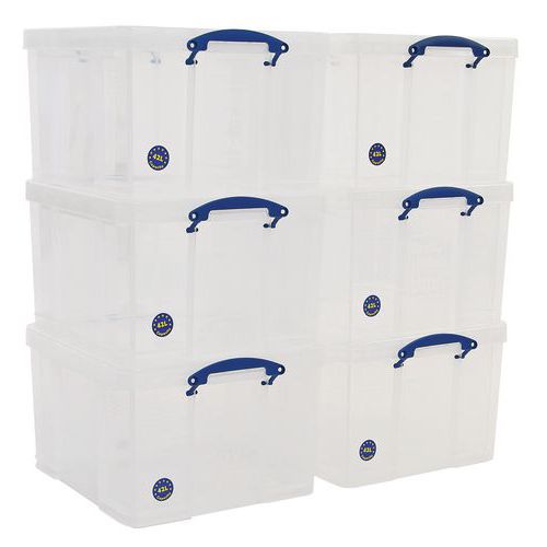 Really Useful Storage Box - Clear - 42L