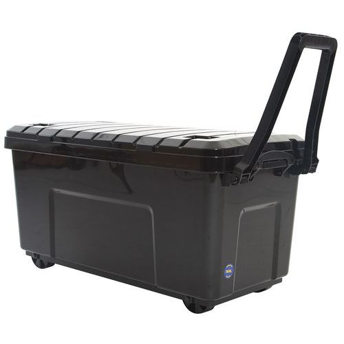 Large Really Useful Storage Box with Wheels 160L Bienvenue Manutan