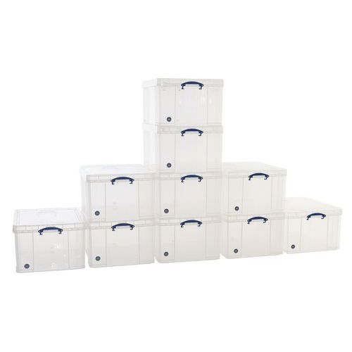 145 L Clear Really Useful Box Pallet - 10 - Rapid Racking