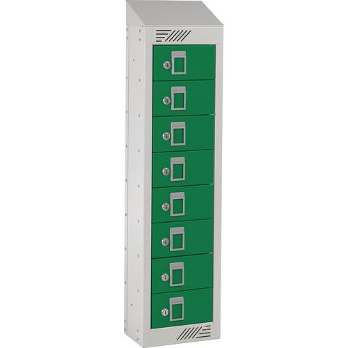 Green Personal Effects Locker With 8 Doors Green Personal Effects Locker With 8 Doors