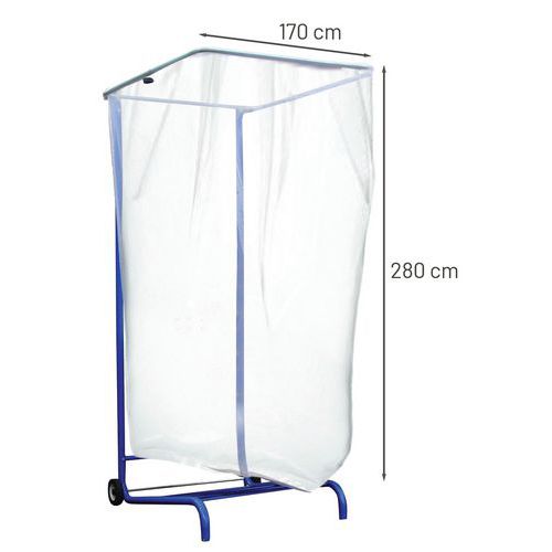 Giant Bin Bag - Clear Plastic Sack - 400-2500 Litre Capacity - Manutan ...
