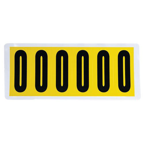 Self-Adhesive Number Labels - Rapid Racking