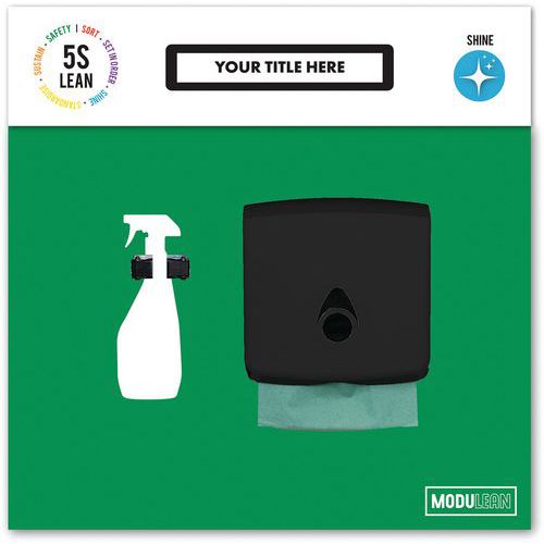Shadow Lean Shadow Tool & Wet Cleaning Notice Board – Modulean 5S Lean Station Kit ...