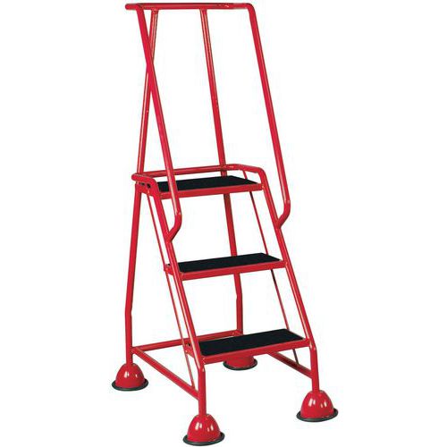 Mobile AntiSlip Step Ladders & Domed Feet Rapid Racking