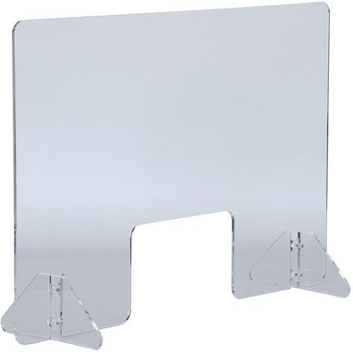 Transparent screen to protect against airborne particles Transparent screen to protect against airborne particles