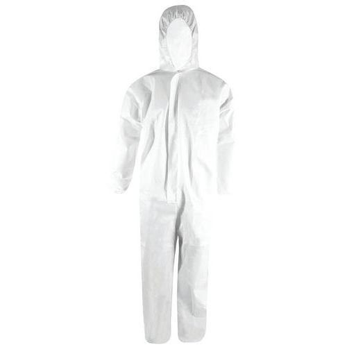 Category 3 disposable protective overalls, type 5/6 EN 14126 certified