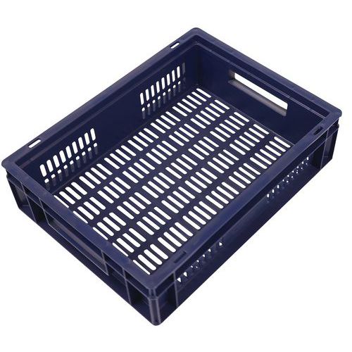 European-standard food container with openwork sides - Length 400 to ...