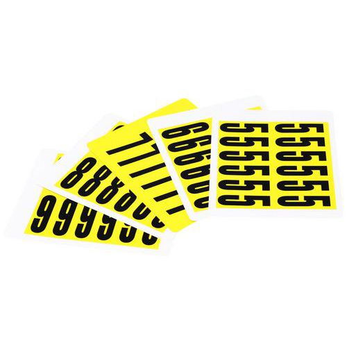 Self-Adhesive Number Labels - Rapid Racking