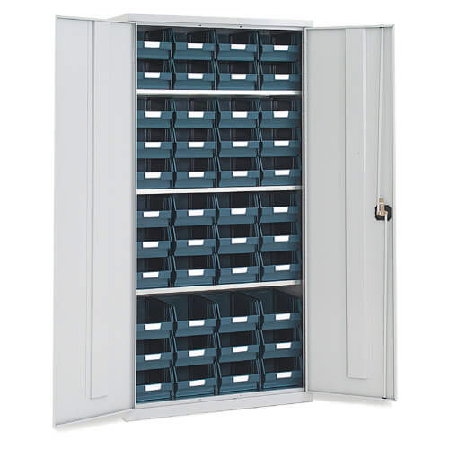 Lockable Bin Cupboard complete - 44 bins Lockable Bin Cupboard complete - 44 bins
