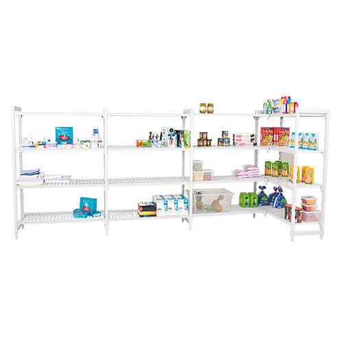 Cambro Shelving (1800h x 1400w) With 4 Ventilated Shelves Cambro Shelving (1800h x 1400w) With 4 Ventilated Shelves