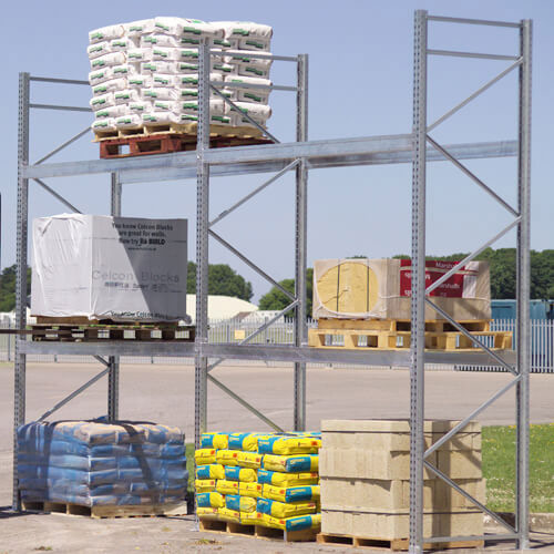 Galvanized Pallet Racking Frames Galvanized Pallet Racking Frames