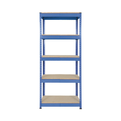 Rapid 1 Heavy Duty Shelving (1980h x 915w) Blue - 5 Chipboard Shelves Rapid 1 Heavy Duty Shelving (1980h x 915w) Blue - 5 Chipboard Shelves