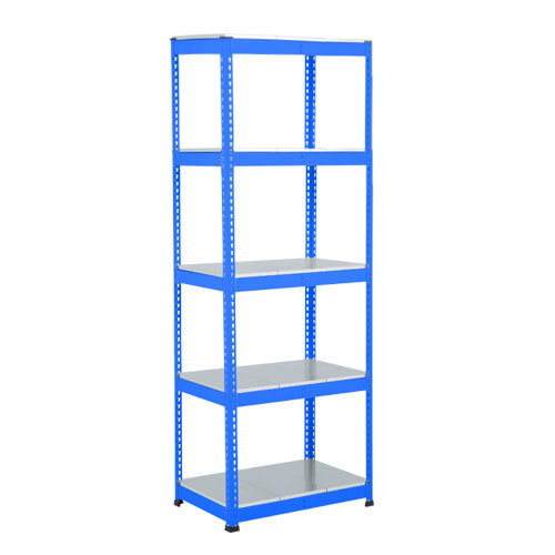 Rapid 1 Heavy Duty Shelving (1980h x 915w) Blue - 5 Galvanized Shelves Rapid 1 Heavy Duty Shelving (1980h x 915w) Blue - 5 Galvanized Shelves