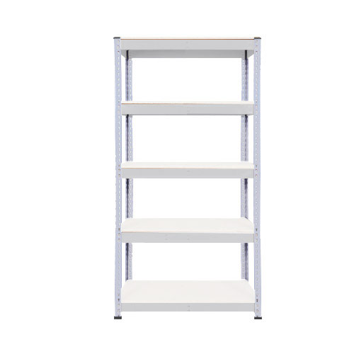 Rapid 1 Shelving (1980h x 915w) Grey - 5 Melamine Shelves Rapid 1 Shelving (1980h x 915w) Grey - 5 Melamine Shelves
