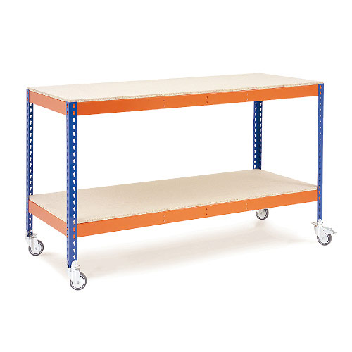 Rapid 1 Mobile Workbench - Chipboard Shelves Rapid 1 Mobile Workbench - Chipboard Shelves