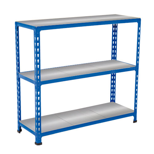 Rapid 2 Shelving (990h x 915w) Blue - 3 Galvanized Shelves Rapid 2 Shelving (990h x 915w) Blue - 3 Galvanized Shelves