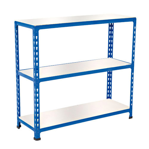 Rapid 2 Shelving (990h x 915w) Blue - 3 Melamine Shelves Rapid 2 Shelving (990h x 915w) Blue - 3 Melamine Shelves