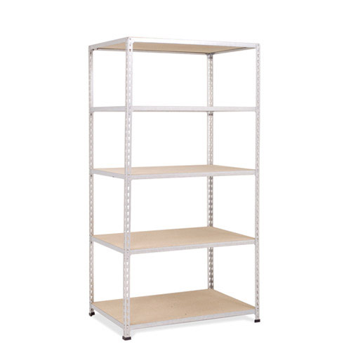 Rapid 2 Shelving (1600h x 915w) Grey - 5 Chipboard Shelves Rapid 2 Shelving (1600h x 915w) Grey - 5 Chipboard Shelves