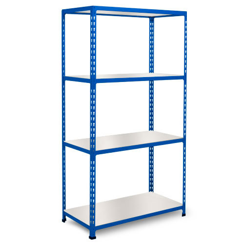 Rapid 2 Shelving (1600h x 1525w) Blue - 4 Melamine Shelves Rapid 2 Shelving (1600h x 1525w) Blue - 4 Melamine Shelves