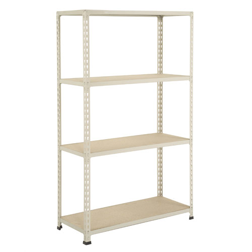Rapid 2 Shelving (1980h x 915w) Grey - 4 Chipboard Shelves Rapid 2 Shelving (1980h x 915w) Grey - 4 Chipboard Shelves