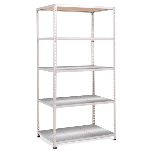 Rapid 2 Shelving (1980h x 915w) Grey - 5 Galvanized Shelves Rapid 2 Shelving (1980h x 915w) Grey - 5 Galvanized Shelves