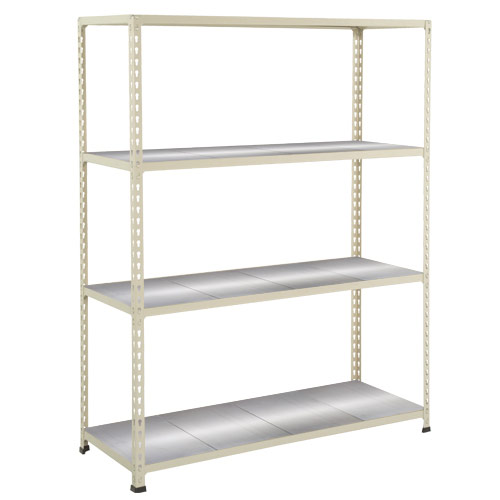 Rapid 2 Shelving (1980h x 1220w) Grey - 4 Galvanized Shelves Rapid 2 Shelving (1980h x 1220w) Grey - 4 Galvanized Shelves
