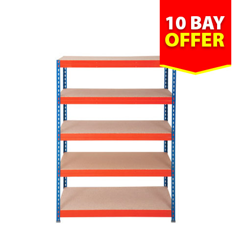 Rapid 3 Shelving 10 Bay Offer (1800h x 900w) Rapid 3 Shelving 10 Bay Offer (1800h x 900w)