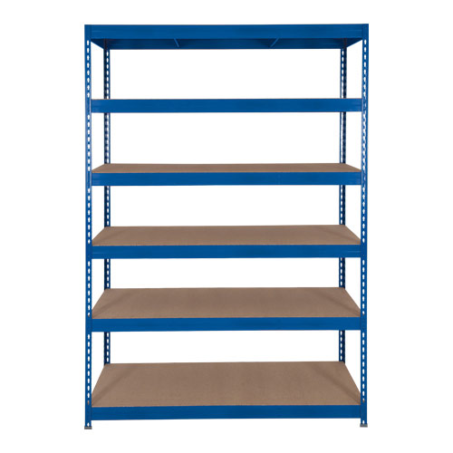 Rapid 3 Shelving (2000h x 1500w) Blue - 6 Chipboard Shelves Rapid 3 Shelving (2000h x 1500w) Blue - 6 Chipboard Shelves