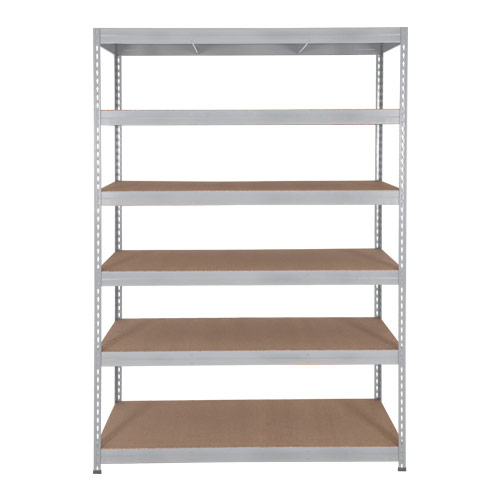 Rapid 3 Shelving (2200h x 900w) Galvanized - 6 Chipboard Shelves Rapid 3 Shelving (2200h x 900w) Galvanized - 6 Chipboard Shelves