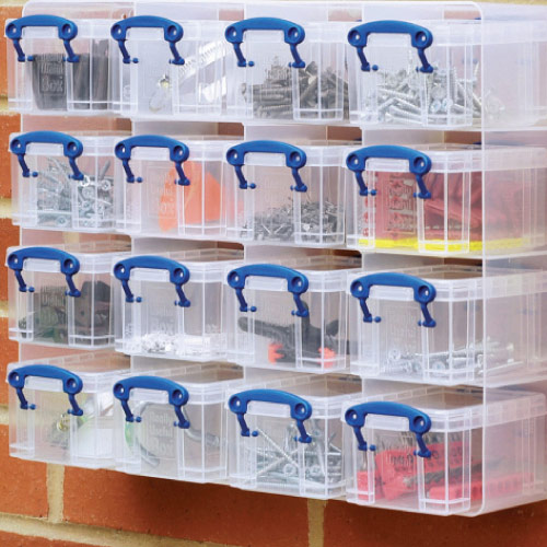 Storage Unit With 16 Plastic Bo Rapid Racking Really Useful Small Parts Storage Unit With 16 Bo