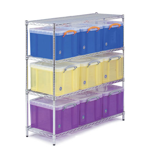 Chrome Shelving - 9 Really Useful Storage Boxes Chrome Shelving - 9 Really Useful Storage Boxes